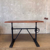 Industrial Pottery Barn Pittsburgh Crank Standing Desk With Stool Product Image