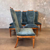 Set of Eight Burlwood Dining Chairs - Six Side Chairs & Two Arm Chairs Product Image
