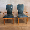 Set of Eight Burlwood Dining Chairs - Six Side Chairs & Two Arm Chairs Product Image