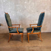 Set of Eight Burlwood Dining Chairs - Six Side Chairs & Two Arm Chairs Product Image