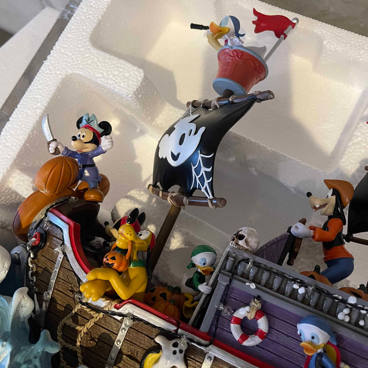 New Old Stock Disney Halloween Animated Pirate Ship