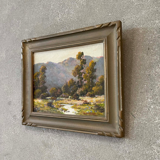 Walter Engelhardt Oil on Board Framed