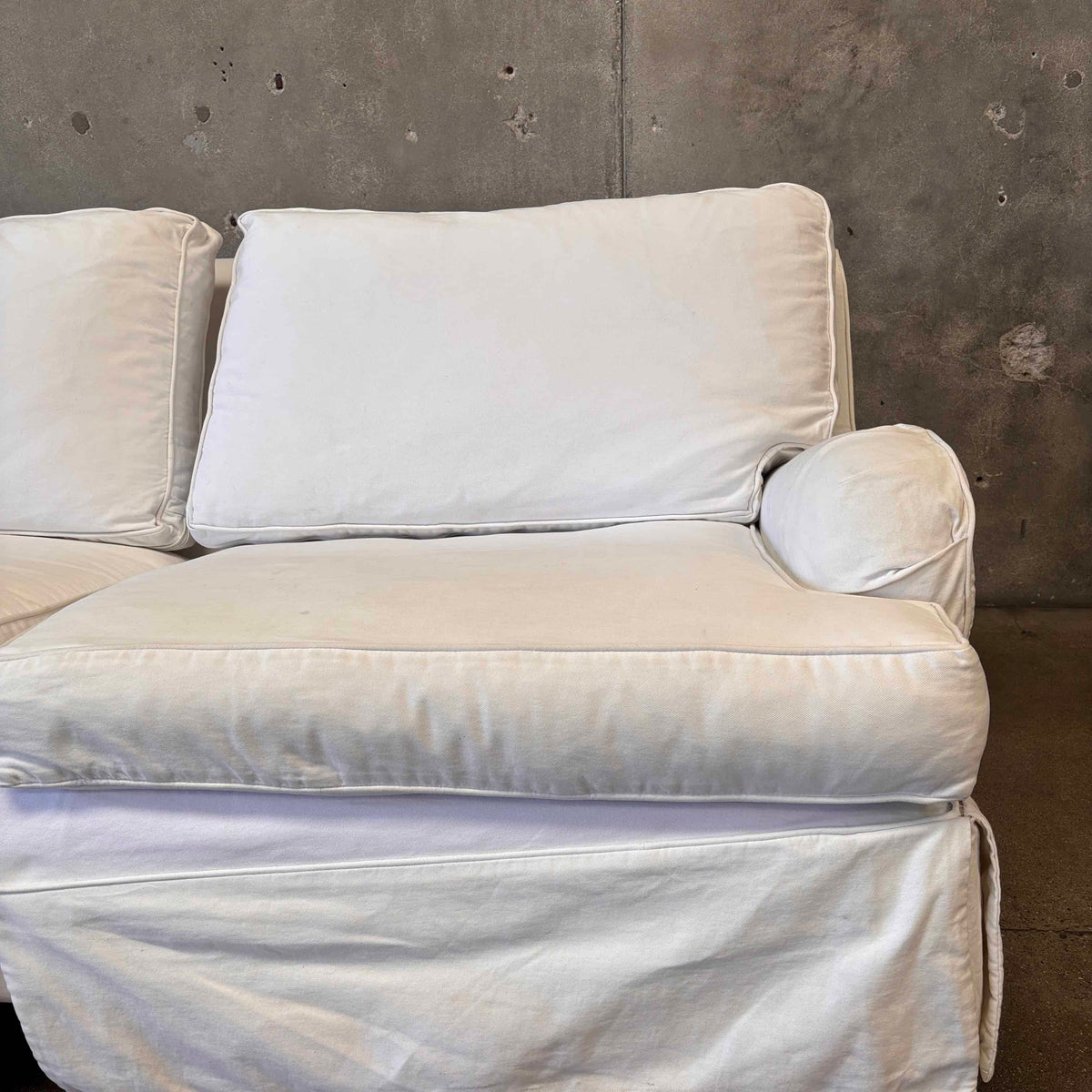 Slip Cover Loveseat Sofa