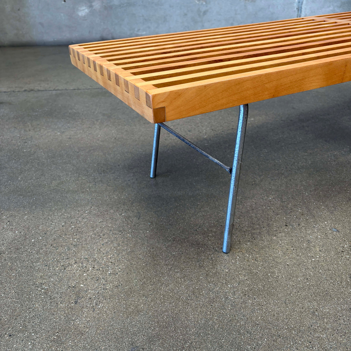 Vintage Herman Miller George Nelson Platform Bench Circa 1950's