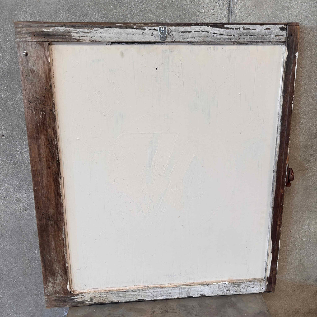 Antique Reverse Painted Window