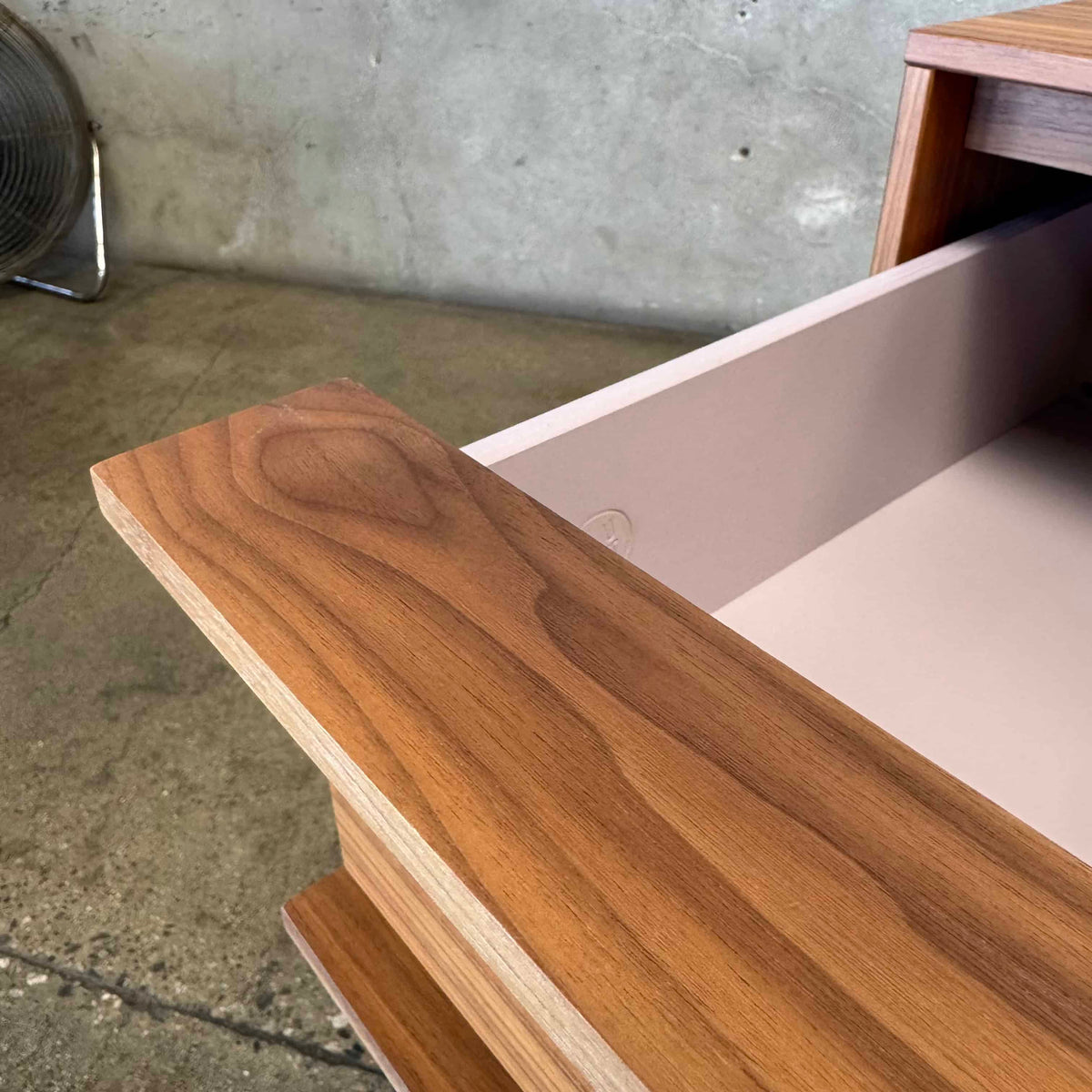Walnut + Steel "Rule 1 Door" Credenza By Blu Dot