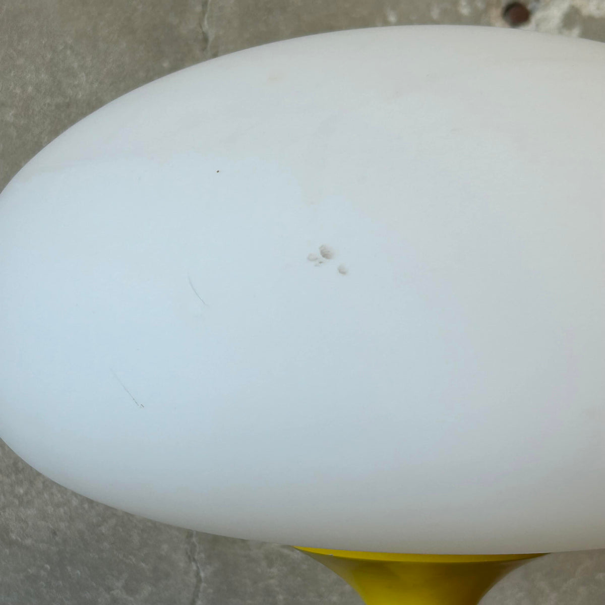 Rare Yellow Bill Curry Laurel Lamp Co. Mushroom Table Lamp Late 60s