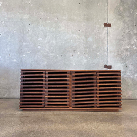 Large Walnut "Line Credenza" By Nathan Young For Design Within Reach