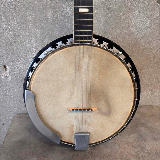 Vintage 1970's Lotus G-String Resonator Banjo