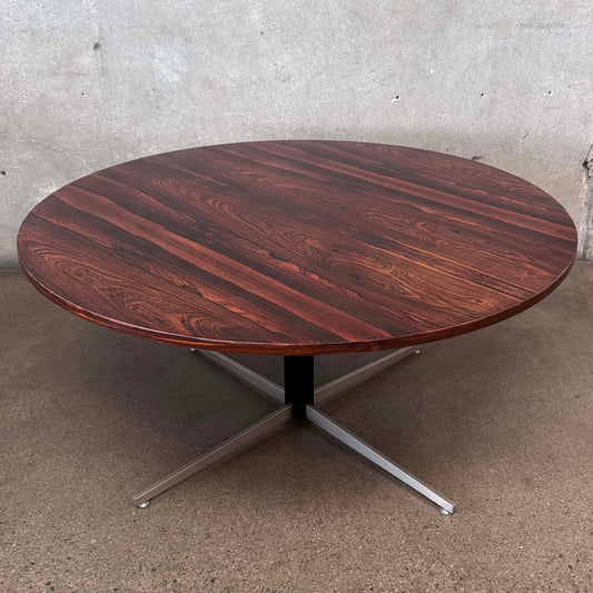 Mid Century Westnofa Rosewood Adjustable Dining Coffee Table