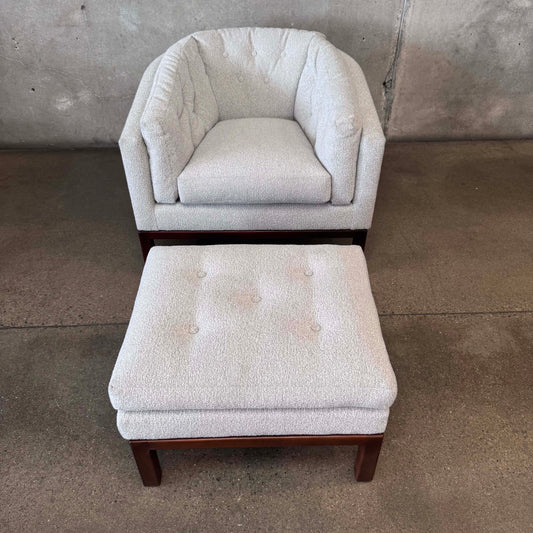Mid Century Metropolitan Lounge Chair & Ottoman