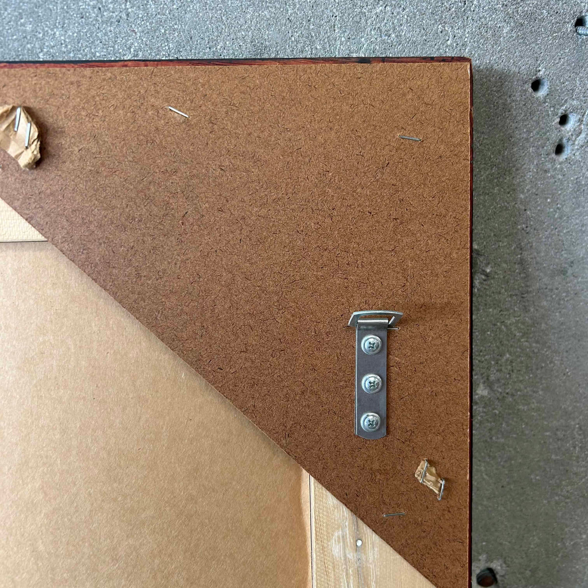 Large Wood Framed Mirror