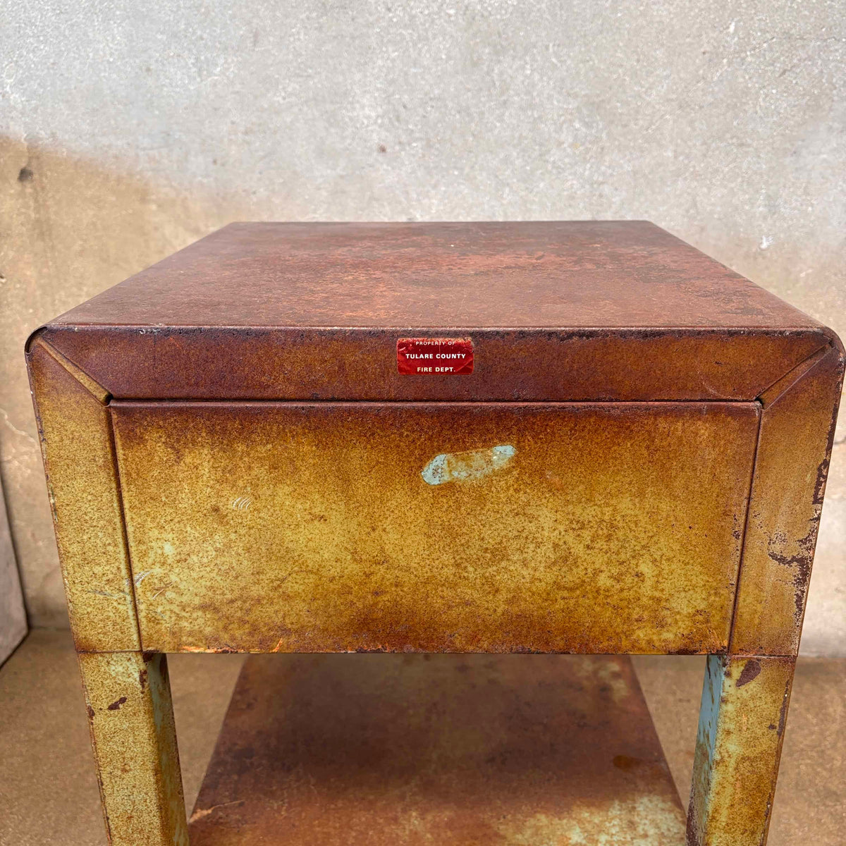 1940's Simmons Steel Side Table