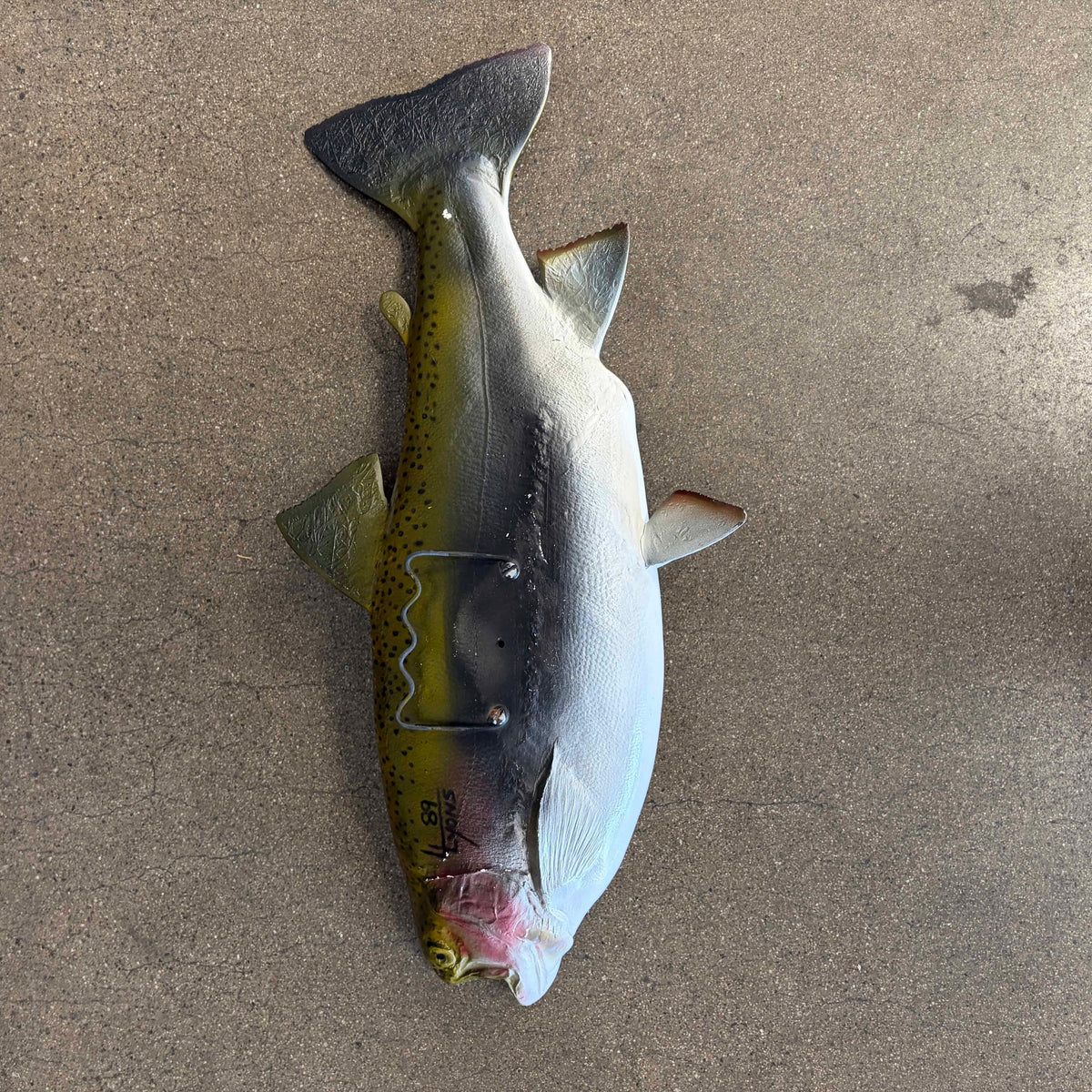 Vintage Fish Wall Mount Sculpture by L. Lyons