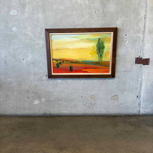 Landscape Oil Painting by Gloria Eliot 1970's