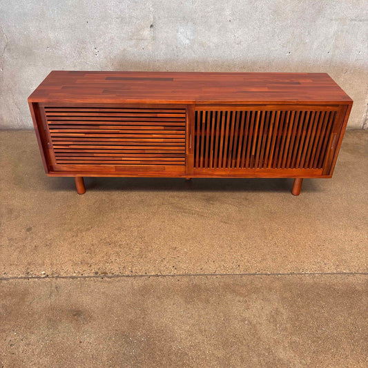 Mosaic Acacia Wood TV Console