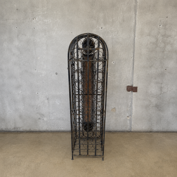 Mid Century Iron French Style Wine Rack