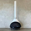 Vintage Mid Century Modern White Porcelain Enamel Preway Fireplace