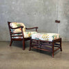 Palecek Chair & Ottoman