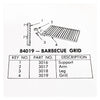Vintage Mid Century Modern "BBQ Grid" For Preway Fireplaces