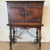 1920's Spanish Revival Cabinet w/ Cubby Holes By Los Angeles Furniture