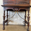 1920's Spanish Revival Cabinet w/ Cubby Holes By Los Angeles Furniture