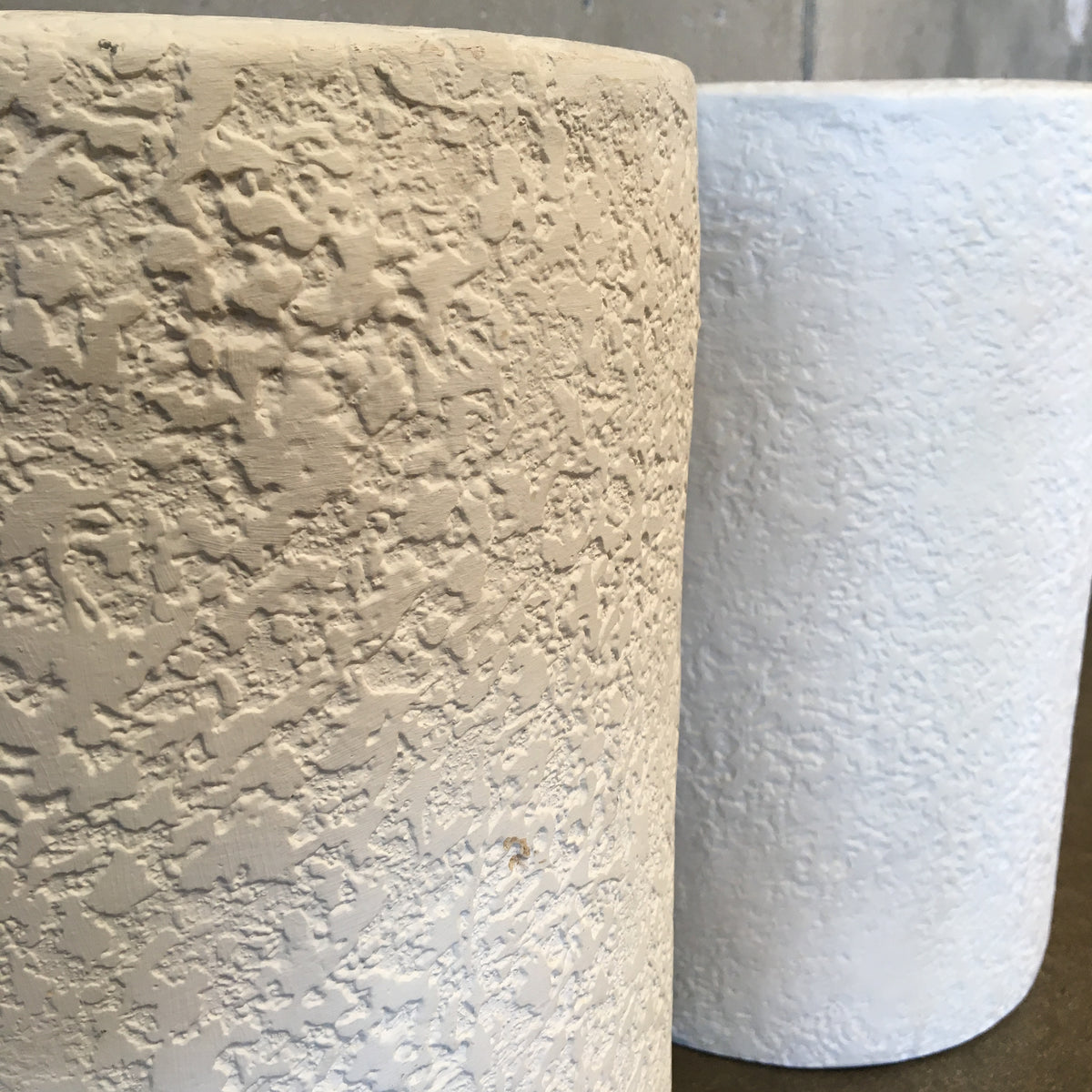 Pair of Plaster Pedestals