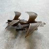 Vintage Mid Century Modern Torch Cut Bird Sculpture