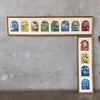 Marc Chagall Framed Stained Glass Jerusalem Windows