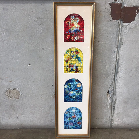シャガール　MARC CHAGALL The Jerusalem Windows 1962 After Marc Chagall 