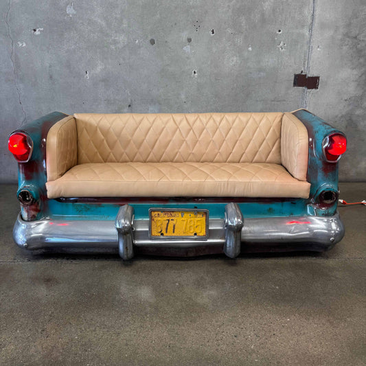Custom Made 1955 Old Mobile Tail End Couch