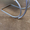 Early 1970's Miles Van Der Rohe Chrome & Rattan For Knoll MR20 Chair
