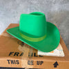 Vintage American Hat Co. Green Cowboy Hat (Size 6 3/4)