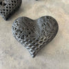 Vintage Black Clay Pottery Hand Made Heart Collection Product Image