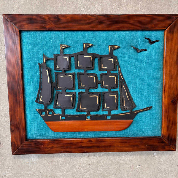 Vintage Ship Wal Art - Witco Style
