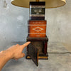 Vintage Maitland-Smith Faux Book Stack Table Lamp Product Image