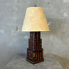 Vintage Maitland-Smith Faux Book Stack Table Lamp Product Image