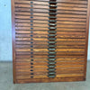 1920s Oak 24" Drawer Printers Flat File Cabinet by Hamilton Co. (Original Finish)