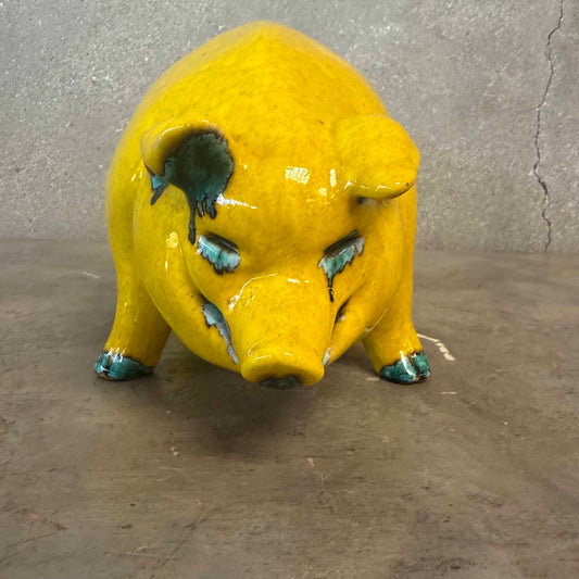 Mid Century Modern Ceramic Pig Made in Italy #697
