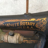 Vintage 1920's White Rotary Sewing Machine Product Image