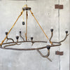 Paul Ferrante Bronze Antler Chandelier - HOLD