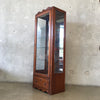 Display Cabinet with Four Glass Shelves & Mirror Back