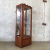 Display Cabinet with Four Glass Shelves & Mirror Back