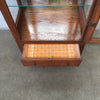 Display Cabinet with Four Glass Shelves & Mirror Back