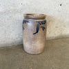 Antique Salt Glaze Stoneware Crock Cobalt Detail Product Image