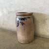 Antique Salt Glaze Stoneware Crock Cobalt Detail Product Image
