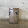 Antique Salt Glaze Stoneware Crock Cobalt Detail Product Image