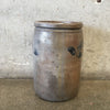 Antique Salt Glaze Stoneware Crock Cobalt Detail Product Image