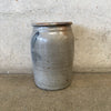 Antique Salt Glaze Stoneware Crock Cobalt Detail Product Image