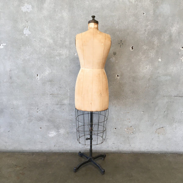 old fashioned dress forms Vintage Dressform by J.R. Bauman Model 1942 Size 16